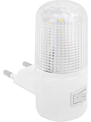 aklow akyoleticaret Priz Tipi Led'li Anahtarlı Gece Lambası (2 Adet)