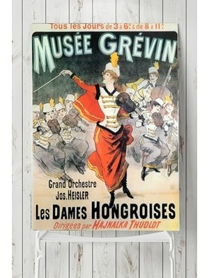 aklow akyoleticaret (PSTER7365) Musee Grevin Vintage Poster (60X90 Cm)