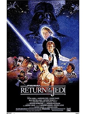 aklow akyoleticaret Gpe Erik Verlage Gruppe Palmtop Environment 4675 Star Wars Return Of The Jedi One Sheet Poster, 61 x 91,5 cm