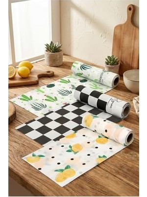 aklow akyoleticaret Masa ve Aktivite Piknik Örtüsü Kullan At Sıvı Geçirmez 3 Rulo (Rulo Içi:10 Adet) 100X120 cm Dlk