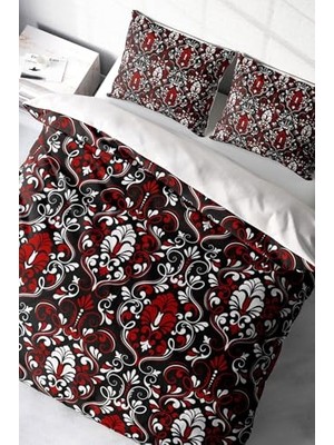 aklow akyoleticaret King Size Damask Klasik Çift Kişilik Nevresim Takımı 220X240 Cm, MONOHOME49966
