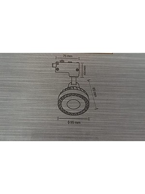 aklow akyoleticaret CT-5314 33W/3000K Karına LED Armatür (Ray Tip)(Günışığı)
