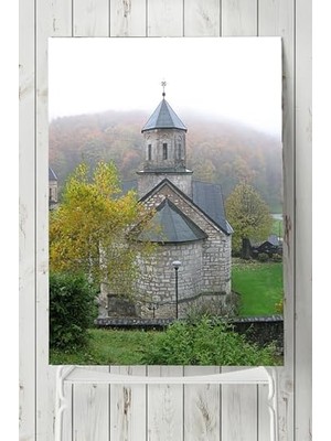 aklow akyoleticaret PSTER6228 Manastır Kutsal Mekan Posteri 2 (50X70 Cm)