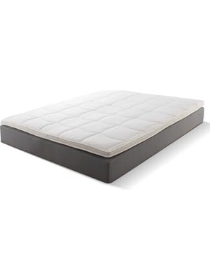 aklow akyoleticaret Topper 2.2; Adaptif Visco Yatak Pedi, Memory Foam, Exclusive Extra Dolgun Kılıflı (90X190)