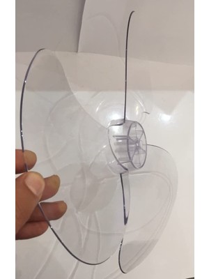 aklow akyoleticaret Ufo Vantilatör Pervanesi Sert Pastik (Mika) Güçlü Sessiz Üfleme, 1 Adet