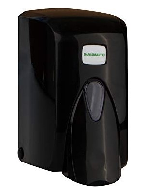 aklow akyoleticaret S5B Sıvı Sabun Dispenseri Aparatı, Hazneli, Siyah, 500 ml