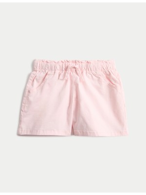Marks & Spencer Esnek Belli Denim Şort (2-10 Yaş)