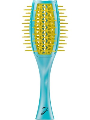 Şanal Janeke Tulip Brush Saç Fırçası Yeşil Sarı SP503TG