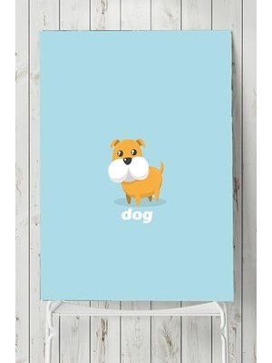 aklow akyoleticaret (PSTER5816) Küçük Köpek Çocuk Odası Poster (70X100 Cm)