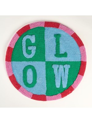 aklow akyoleticaret 70 cm Yeşil-Mavi Banyo Paspası, Punjab