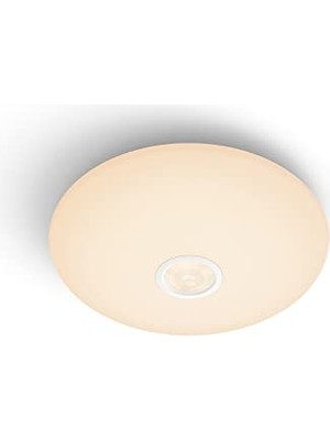 aklow akyoleticaret Mauve Hareket Sensörlü Yuvarlak Tavan Lambası, 6W, 2700K, Sarı Işık