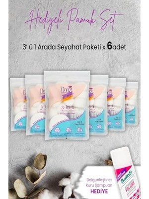 aklow akyoleticaret 3'lü Seyahat Paketi x 6 Adet ve Hediyeli