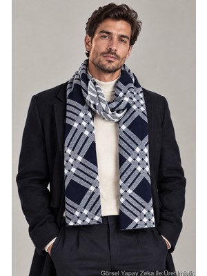 Sebir Moda Kareli Erkek Atkı