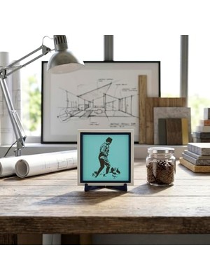 aklow akyoleticaret Atatürk Tasarımlı Zarif ve Asil Obje 10X10 Cm, Ev ve Ofisiniz Için Estetik Bir Dekor, Koleksiyonluk Nitelikte Butik Parça Alternatifi