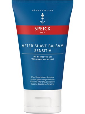 Şanal Speick Men Tıraş Sonrası Balsam Hassas Ciltler 100 ml | Nemlendirici ve Yatıştırıcı After Shave Balm, Organik Aloe Vera Jel, Vegan, Doğal Speick Bitki Özü