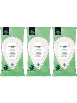 Şanal Summers Eve Temizlik Bezleri 32 Adet Aloe Aşk, 32 Adet (3'lü Paket)
