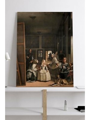 aklow akyoleticaret Las Meninas-Nedimeler- Diego Velazquez Sanatsal Kanvas Tablo PSTER19129 40 x 60