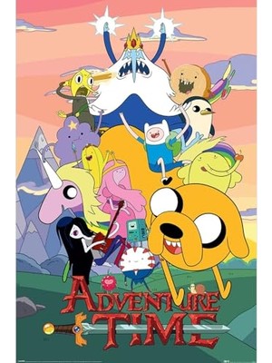 aklow akyoleticaret Adventure Time Resmi Maksi Poster, Dekoratif Duvar Sanatı, 61 cm x 91,5 cm