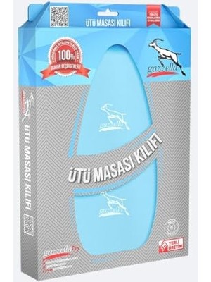 aklow akyoleticaret Gazella Ütü Masası Kılıfı Bezi 50 x 135 cm Mavi
