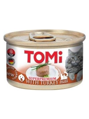 Şanal Tomi Kedi Hindi Etli Yaş Mama 85G