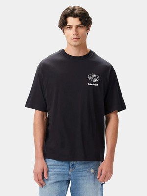 Timberland 'my Boots'' Short Sleeve Tee Erkek Siyah Tshirt TB0A6KY30011