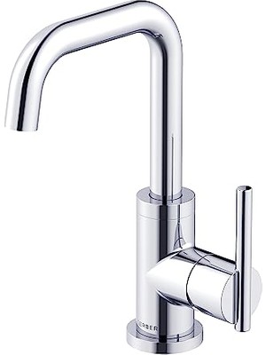 aklow akyoleticaret Danze D230658 Parma, Lavabo Bataryası Metal, 1,2 Gpm Krom, Trim Hattı 1h, Dokunuş Aşağı Boşaltma