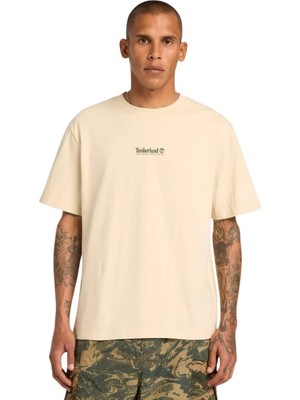 Timberland Short Sleeve ''triple Tree'' Graphic Tee Erkek Gri Tshirt TBC0YH352601