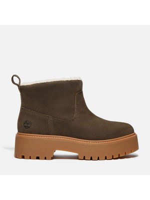 Timberland Stone Street Mid Warm Lined Boot Kadin Kahverengi2 Bot TB0A283GW011