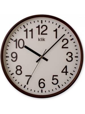 Şanal Digithome Venüs Minimalist Duvar Saati 26CM Kahverengi K-Venus-Kahve