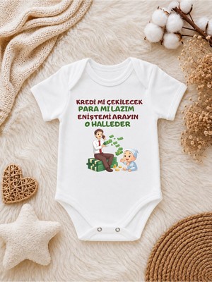Perfect Mega Store Kredi Mi Çekilecek Para Mı Lazım Eniştemi Arayın Yazılı Bebek Zıbını – Enişte Temalı Eğlenceli Bebek Body