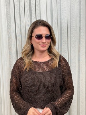 Alis Boutique Bürümcük Delikli Model Triko Bluz