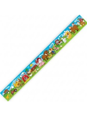 aklow akyoleticaret Sinaticaret Çiftlik Hayvanları Boyama Kağıdı Rulosu, Çocuklar Için Eğitici Aktivite, Dev Boy, 45 cm x 5 Metre