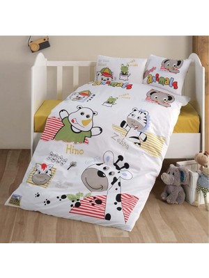Şanal Clasy Bebek Nevresim Takımı Animals V1 Sarı Emh