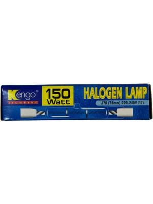 Şanal Kengo 150W Sarı Işık R7S Duylu Dim Edilebilir Çubuk Halojen Ampul