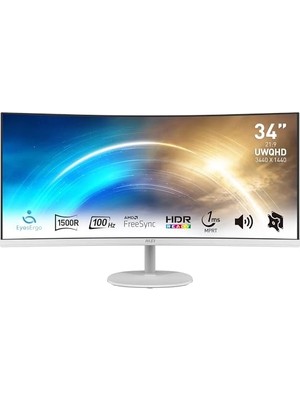 aklow akyoleticaret Pro MP341CQW 34” 1ms 100Hz Freesync Va Uwqhd Curved Monitör