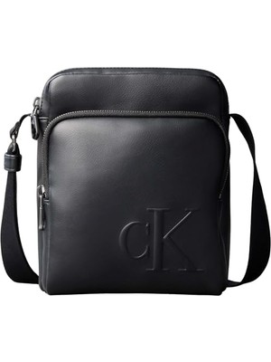 aklow akyoleticaret Çanta, Bold Ck Pocket Reporter Erkek Çapraz Askılı Black Os