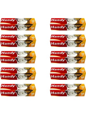 Şanal Handy Vakumsuz Şeffaf Yorgan Yastık Battaniye Nevresim Kılıfı Poşeti Torbası - 10 Adetlik 10 Kutu