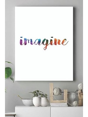 aklow akyoleticaret (PSTER17165) Imagine Motivasyon Kanvas Tablo2 21 x 30