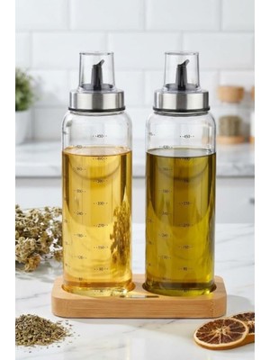 Şanal Bambum Damla Standlı Yağlık - Sirkelik Seti 500 ml
