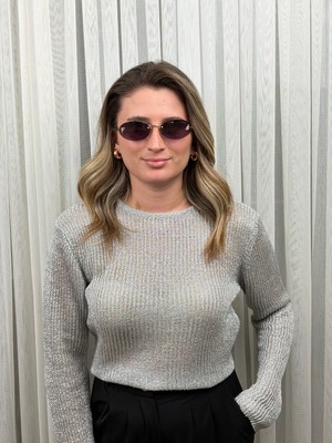Alis Boutique Simli Tiriko Bluz