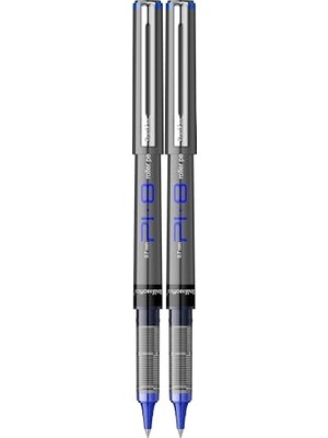 aklow akyoleticaret Pı8 0.7 mm Mavi Roller Kalem, 2'li Blister