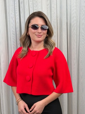 Alis Boutique  Düğmeli Kazak