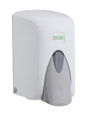 aklow akyoleticaret S5 Hazneli Sıvı Sabunluk Dispenseri, 500 G, Beyaz