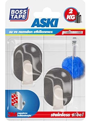aklow akyoleticaret Ikili Paslanmaz Inox Askı