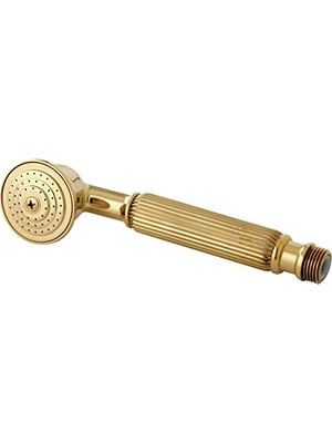 aklow akyoleticaret K107A2 Vintage El Duş Başlığı, Cilalı Pirinç