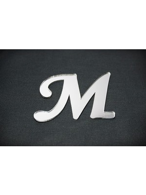 Şanal Benim Marifetlerim - M Harfi Gümüş Pleksi 4 cm