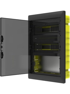 aklow akyoleticaret Sigorta Kutu 30 Sigortalı + Zayıf Akım Bölmeli Sıva Altı Sigorta Kutusu IP40 39 x 53.5 x 10.7 cm Poli 019-Z