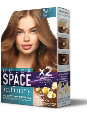 Şanal Color Space Infınıty Set Saç Boyası 8.37 Sahra