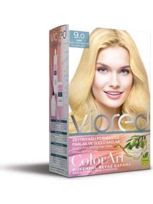 Şanal Viored Color Art Set Saç Boyası 9.0 Sarı