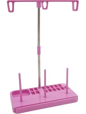 aklow akyoleticaret Ev Tipi Dikiş Makinesi Metal Borulu Plastik Çardak Seti/cs-99 (Pembe)